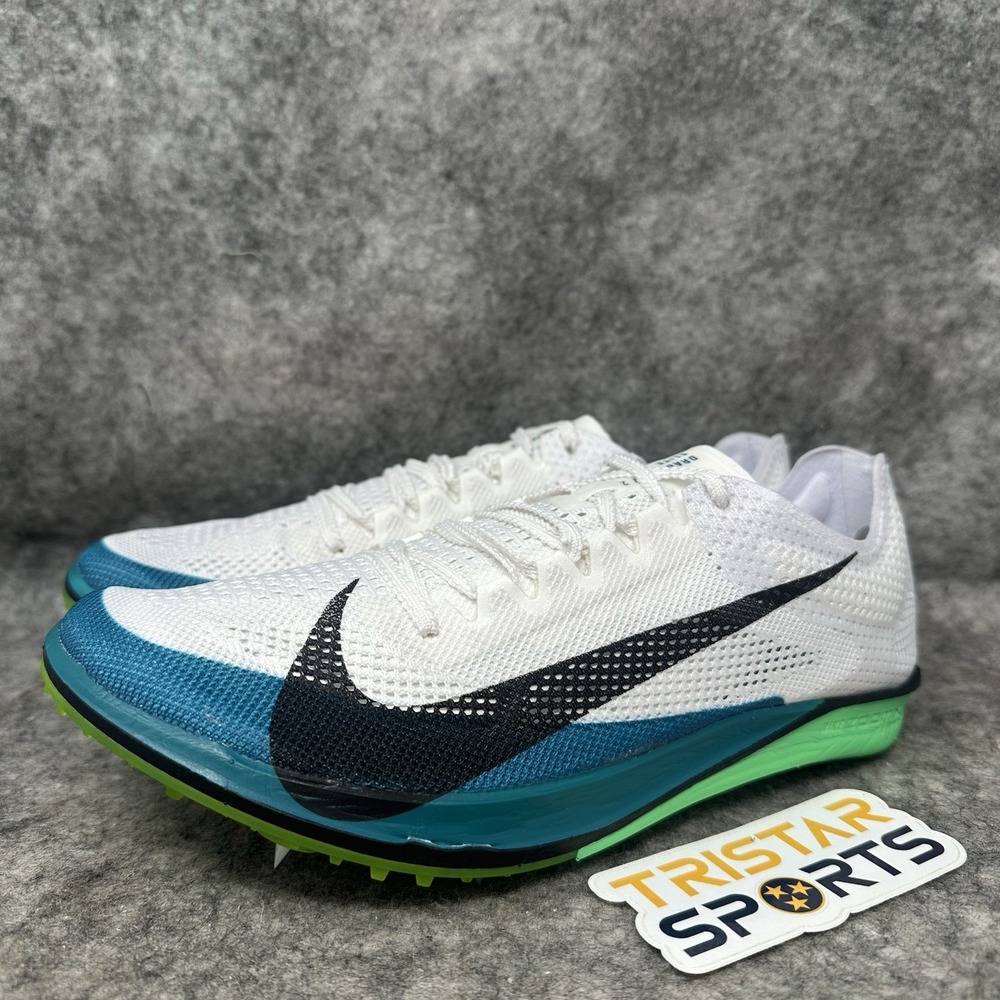 Nike ZoomX Dragonfly 2 Elite Track Shoes Mens Size 8.5 White Green FZ9315-102